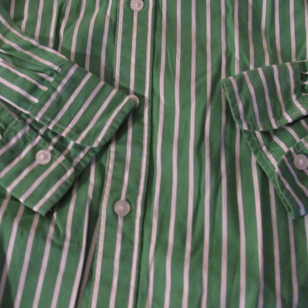 Ralph Lauren Sport Green/White Size 4 Long Sleeve Shirt - Picture 6 of 7
